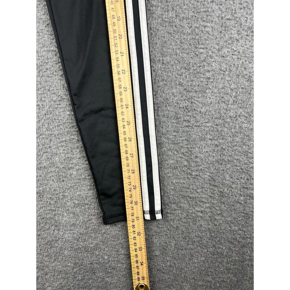 Adidas Kids Black Sweatpants with White Stripes‎ Size Medium (10-12) - Picture 6 of 9